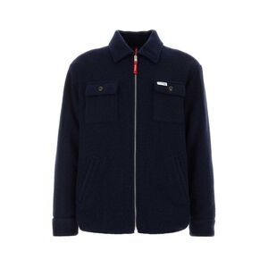 Fay Men Navy Blue Wool Blend Jacket